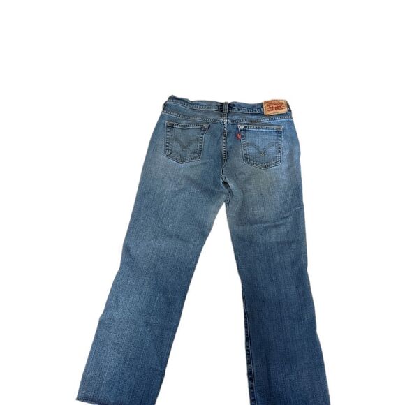 🛍️ LEVIS 505 STRAIGHT LEG DISTRESSED CAPRIS - Picture 3 of 4